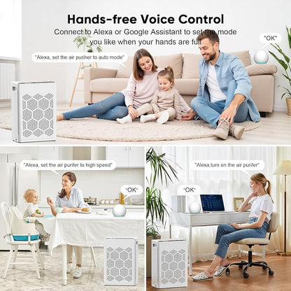 DAYETTE Air Purifiers for Home Large Room Up to 2400 Ft² - Image 8