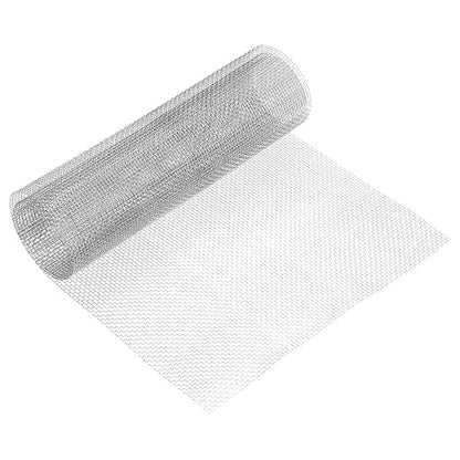 uxcell 8 Mesh 39" x 12" Woven Wire Mesh, 304 Stainless Steel Air Vent Filter by uxcell