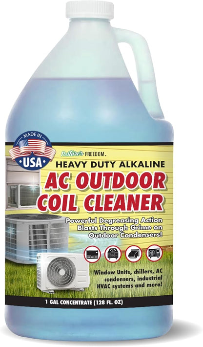 Nature's Freedom HVAC Coil Cleaner – Heavy Duty Alkaline Formula by NaturesFreedom