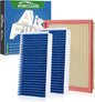 2*Cabin Air Filter and 1*Engine Air Filter Fit by Forccord