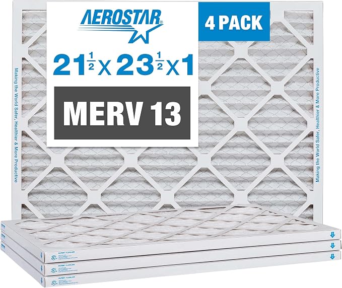 Aerostar 21.5x23.5x1 MERV 13-4 Count by AirFiltersDelivered