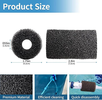 12 Packs Aquarium Fish Tank Filter Sponge, - Image 2