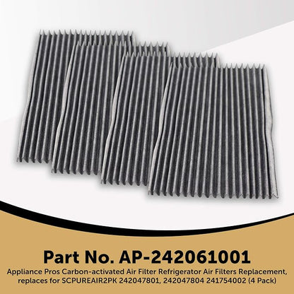 Appliance Pros Carbon-activated Air Purifier Filter Replacement, Refrigerator - Image 2