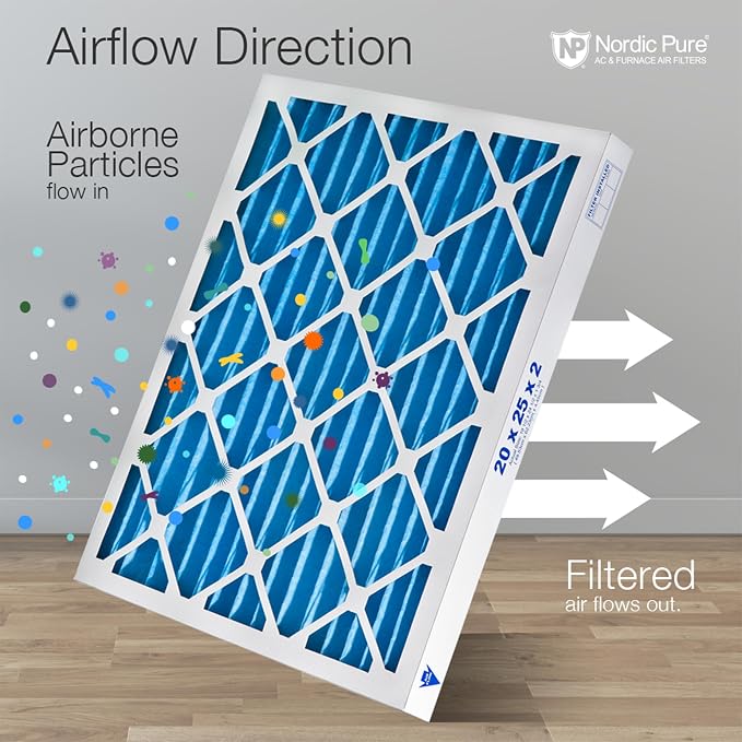 Nordic Pure 16x20x2 Pleated Air Filters MERV 7 Plus Carbon 12 Pack - Image 7