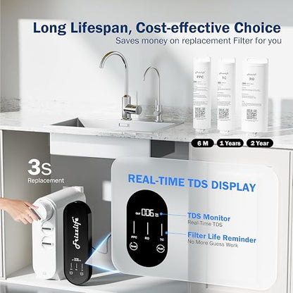 Frizzlife 600GPD Reverse Osmosis Water Filter System, NSF/ASNI 58&53&42&372 - Image 5