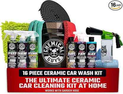 Chemical Guys HOL362 16-Piece Arsenal Builder Ceramic Car Wash & Protection Kit by ChemicalGuys