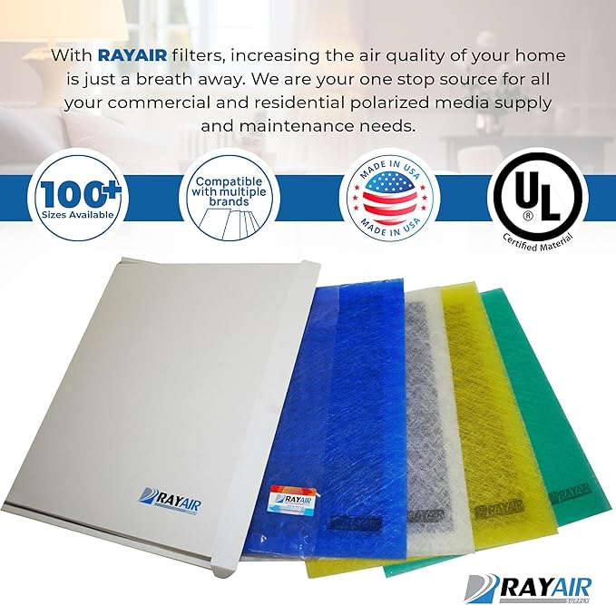 RAYAIR SUPPLY 17.375 x 29.375 Replacement Filter Pads Compatible - Image 3