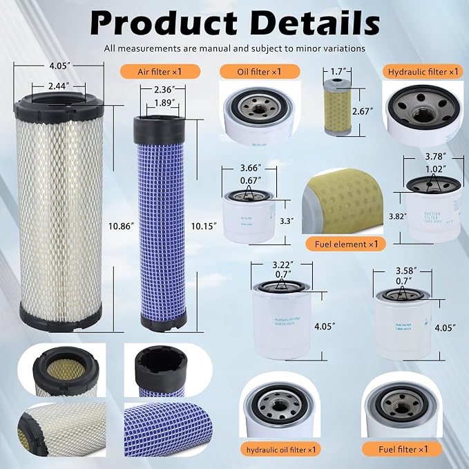 Maintenance Service Filter Kit Compatible - Image 6