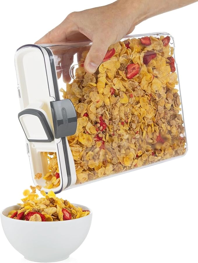 ProKeeper+ Airtight Food Storage Container Set – Clear Plastic Flour and Sugar - Image 4