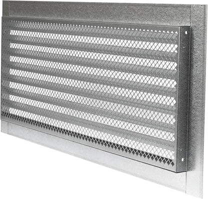 Repa Market 20" x 8" Inch Galvanized Steel Black Soffit Air Vent Cover - Image 8