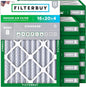 Filterbuy 16x20x4 Air Filter MERV 8 Essential Dust & Allergy Defense, by Filterbuy