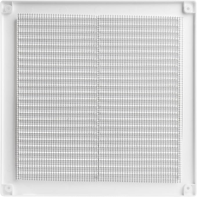 Vent Systems 8" x 8" White Plastic Soffit Vent Cover - Image 6