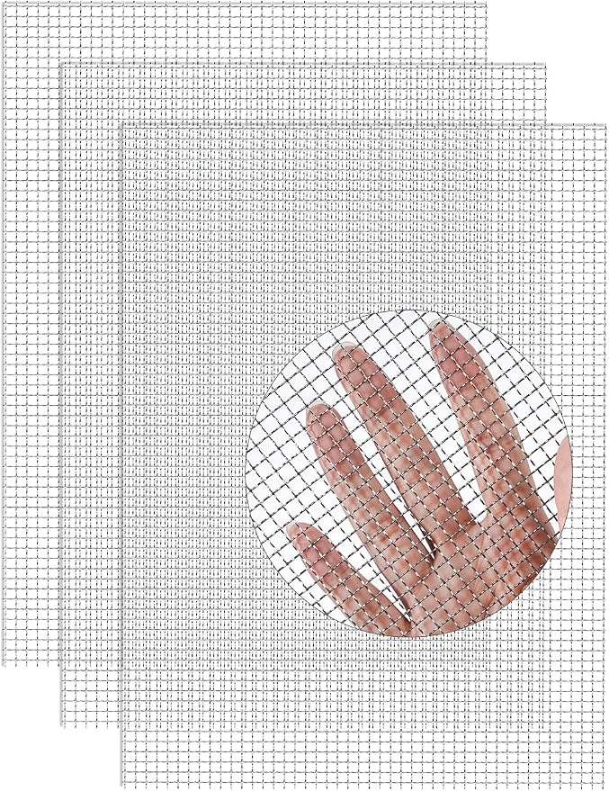 3 Pack Wire Mesh Screen 13.4'' x 9.5'' by TOYPOPOR