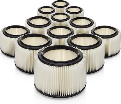 Craftsman 3 & 4 gal. Replacement Filter by Kopach, 12 Pack, Deluxe Fine by Kopach+Filter