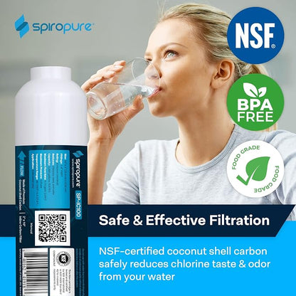 SpiroPure Inline Filter NSF Coconut Shell Granular Carbon Water Filter - Image 2
