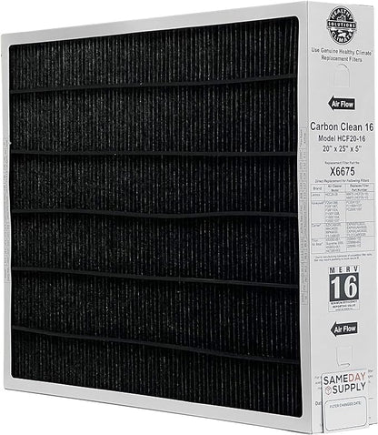 Lennox Healthy Climate Lennox X6675 20x25x5 Healthy Climate Carbon-Clean MERV by Unknown