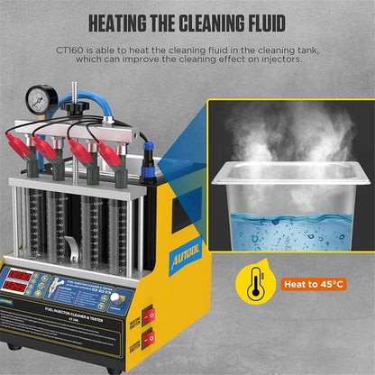 AUTOOL Automotive Motorcycle 4 Cylinder Ultrasonic Wave Injector Cleaner Petrol - Image 6
