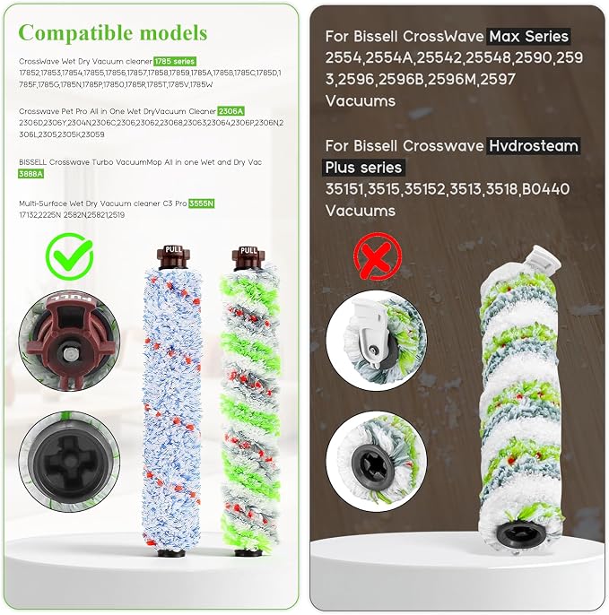 Replacement Parts for Bissell CrossWave Vacuum 1785A 2306A 1785R 1785 2306 2551 - Image 4