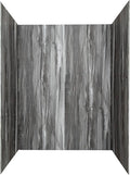 Palisade 78in x 60in x 32in Waterproof Vinyl Shower Surround Kit with Accessories in Urban Cliff