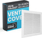 Repa Market 10 x 10 Inch White Square Air Vent Cover by RepaMarket