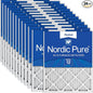 Nordic Pure 16x20x1 Pleated MERV 12 Air Filters 24 Pack by NordicPure