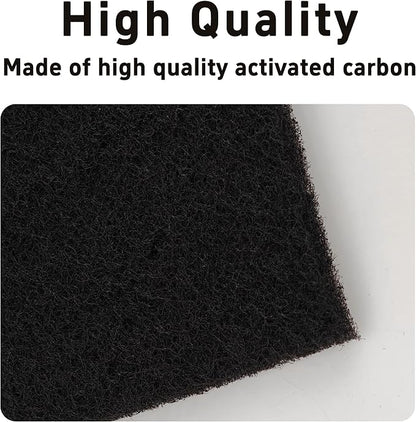 12PCS 5” Square Compost Bin Charcoal Filters, 0.4” Thick Activated Carbon - Image 4
