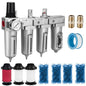 NANPU 1/2" NPT Industrial Grade 4 Stage Air Drying System by NANPU