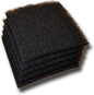Black Coarse Filter Media, 1.25" Thick, 5 Pack, Ponds or Water Gardens by TheFilterPro