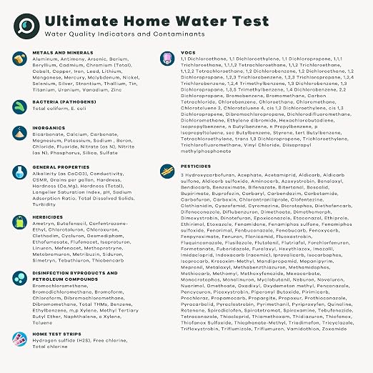 Ultimate Home Water Test Kit for Drinking Water | Tests for 250+ Parameters - Image 2