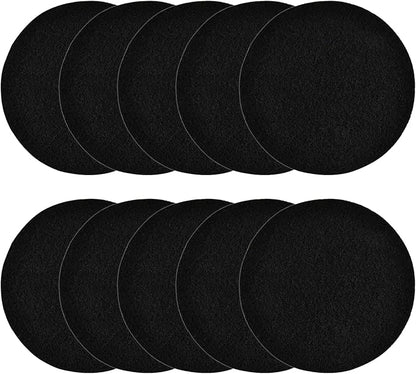 10Pcs 6.5 Inch Charcoal Filters by KingBra