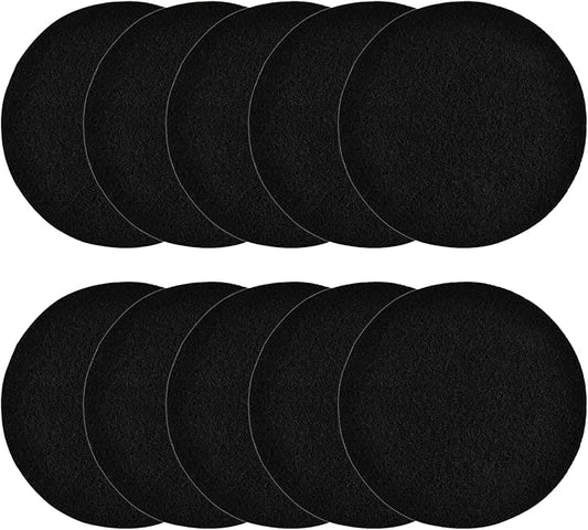 10Pcs 6.5 Inch Charcoal Filters by KingBra