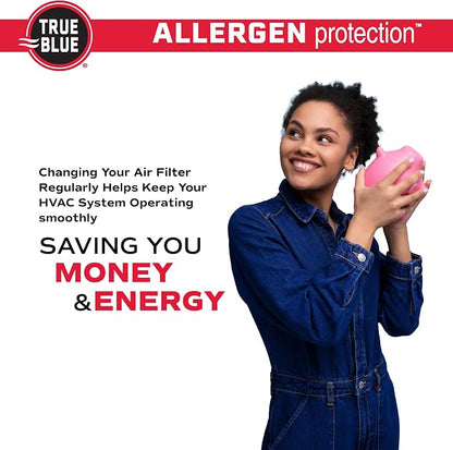 True Blue 14x30x1 MERV 11 Allergen Air Filter | Electrostatic Pleated HVAC - Image 8