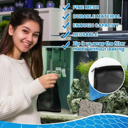 MAQIHAN 10pcs Aquarium Filter Media Bags - Image 6