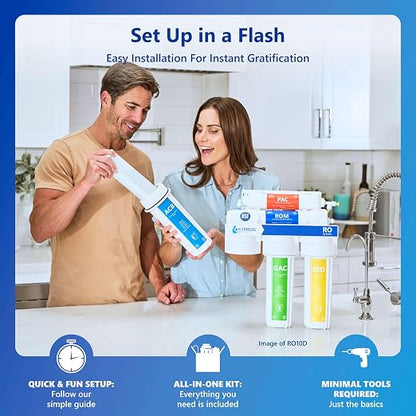 Express Water Reverse Osmosis Ultraviolet Water Filtration System – 100 GPD - Image 5