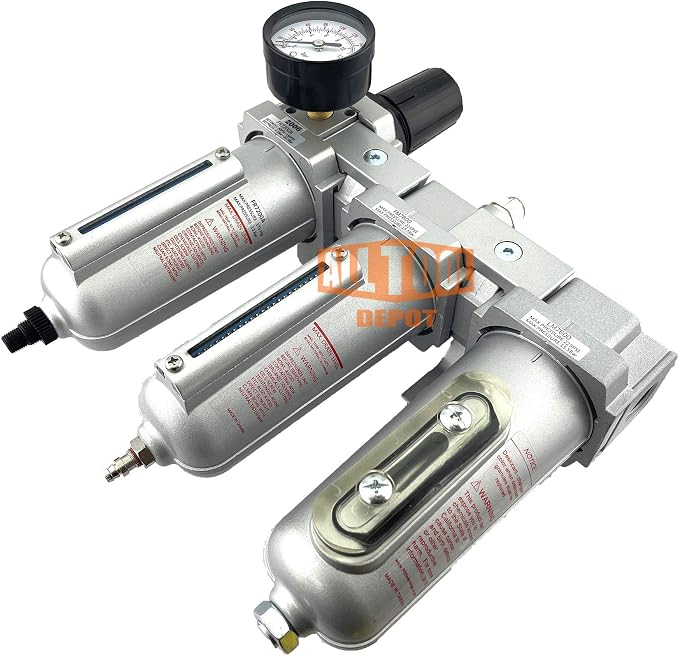 3/4" NPT HEAVY DUTY Industrial Grade Filter Regulator Coalescing Desiccant - Image 3