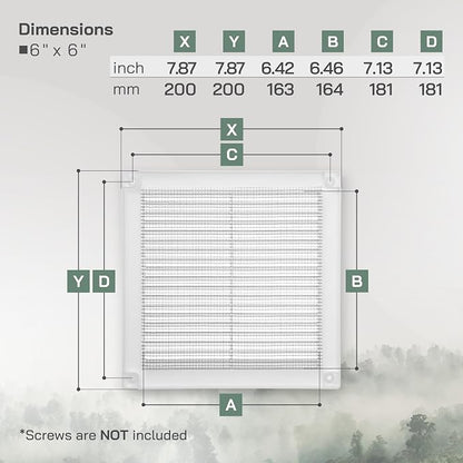 Vent Systems 6" x 6" Inch - Image 2