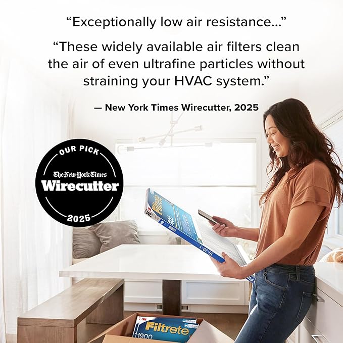 Filtrete 20x24x1 AC Furnace Air Filter, MERV 13, MPR 1900, Premium Allergen - Image 2
