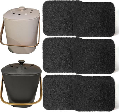 Compost Bin Odor Filters Replacement Oval Activated Carbon Filters by PurifyLogix