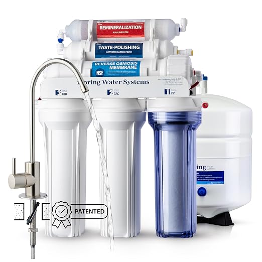 iSpring RCC7AK, NSF Certified, 75 GPD, Alkaline 6-Stage Reverse Osmosis System by iSpring
