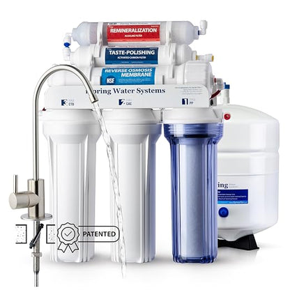 iSpring RCC7AK, NSF Certified, 75 GPD, Alkaline 6-Stage Reverse Osmosis System by iSpring