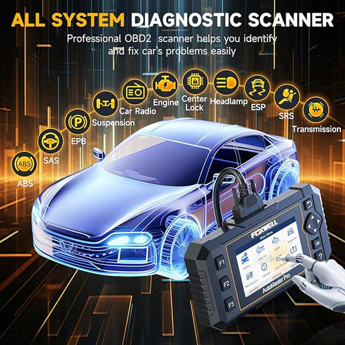 2026 FOXWELL NT624 Elite OBD2 Scanner, All System with 8 Resets ABS Bleeding/SAS/Oil/TPS/EPB/BRT/Injector/D-P-F Resets Battery Test Upgrade of NT614 Elite Car Code Reader Scan Tool for All Cars