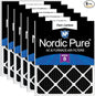 Nordic Pure 20x30x1 Pure Carbon Pleated Odor Reduction Furnace Air Filters 6 by NordicPure