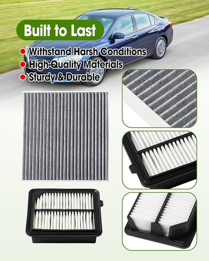 Cabin Air Filter Replace CF10134 & Engine Air Filter Replace CA11399 Compatible - Image 5
