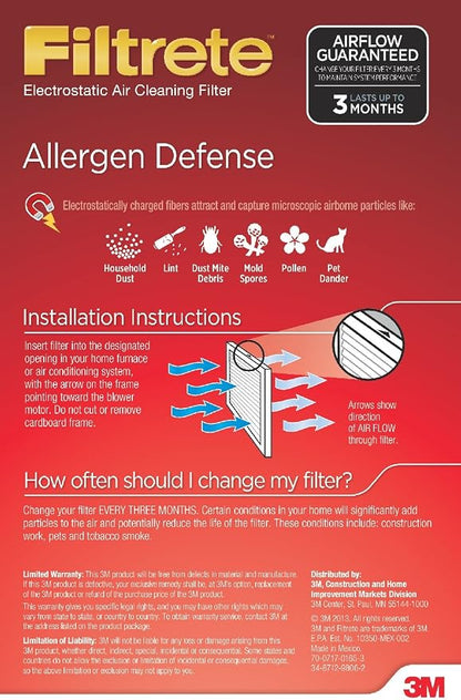 Filtrete AD21-6PK-2E 9821DC-6 1000 Micro Allergen Filter - Image 3