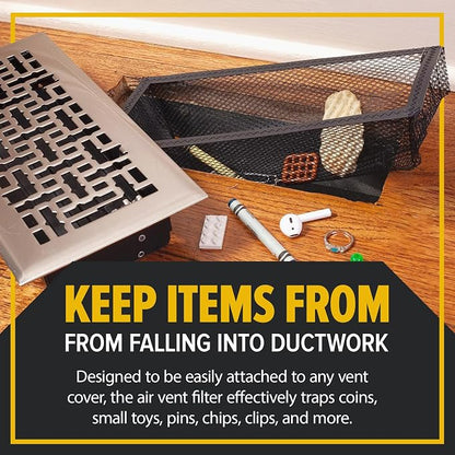 HAAK - Floor Vent Cover Trap, Durable Screen That Attaches Easily to Vent Covers - Image 5