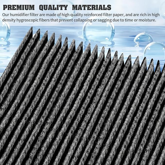 DerBlue 12pcs Wick Replacement Filter and 6pcs Top Fill Humidifier Replacement - Image 3