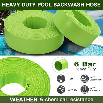 Eastrans 1-1/2'' x 50 FT Pool Backwash Hose - Image 4