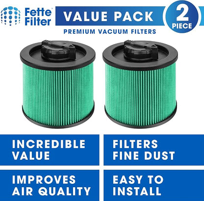 Fette Filter - DXVC4003 Premium HEPA Cartridge Filter Replacement Compatible - - Image 2