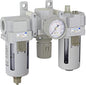 PneumaticPlus SAU400-N06G Compressed Air Filter Regulator Lubricator Combo 3/4" by PneumaticPlus