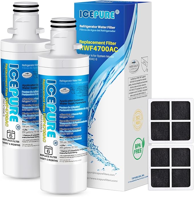 ICEPURE ADQ747935 Replacement for LG LT1000P Kenmore Elite 9980 MDJ64844601 by ICEPURE